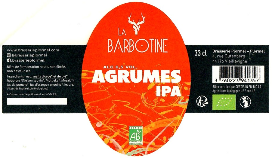 Etiquette BRASSERIE PLORMEL 04