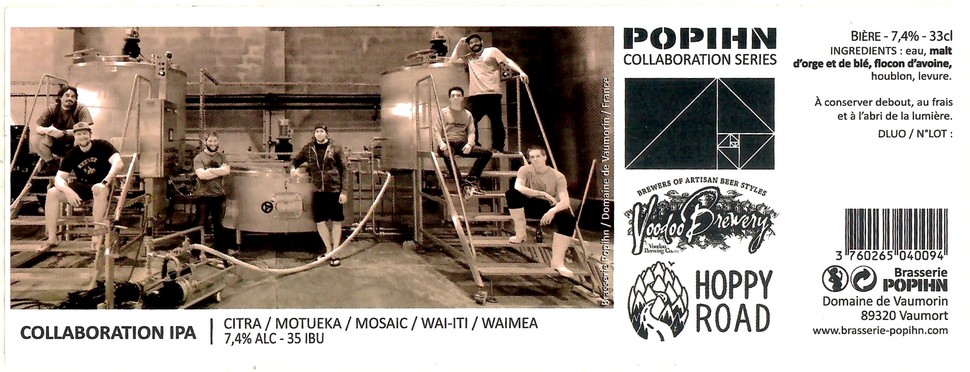 Etiquette BRASSERIE POHPIN 01