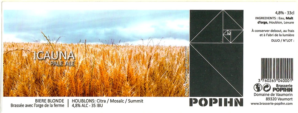 Etiquette BRASSERIE POHPIN 03