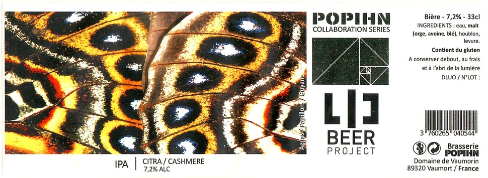 Etiquette BRASSERIE POHPIN 22