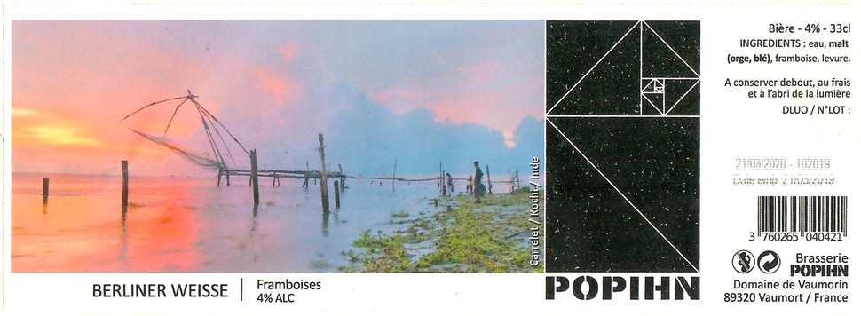 Etiquette BRASSERIE POHPIN 25