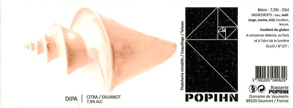 Etiquette BRASSERIE POHPIN 27