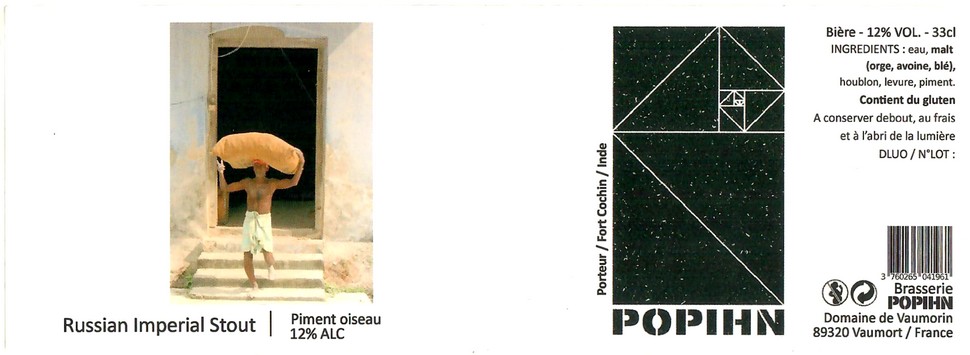 Etiquette BRASSERIE POHPIN 34