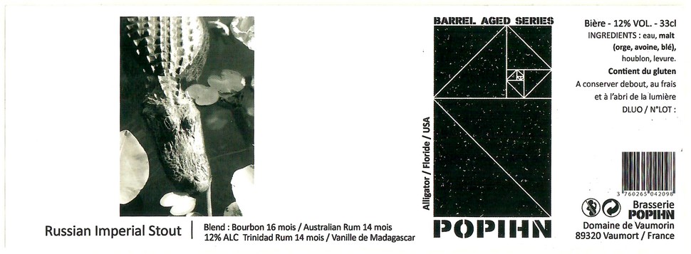 Etiquette BRASSERIE POHPIN 37