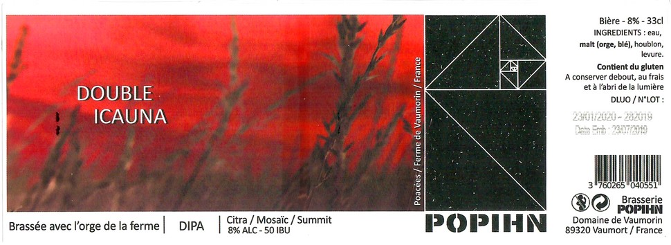 Etiquette BRASSERIE POHPIN 51