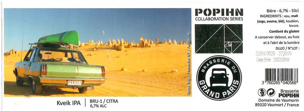 Etiquette BRASSERIE POHPIN 53