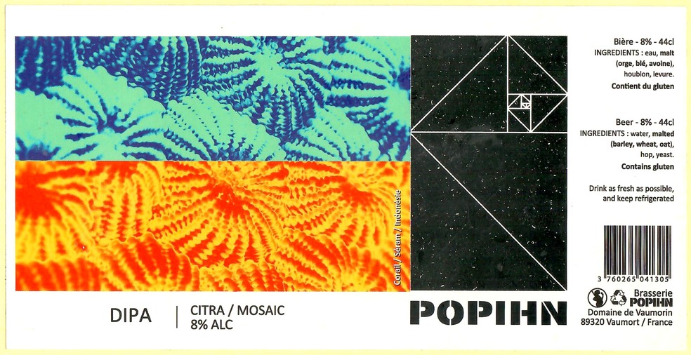 Etiquette BRASSERIE POHPIN 59