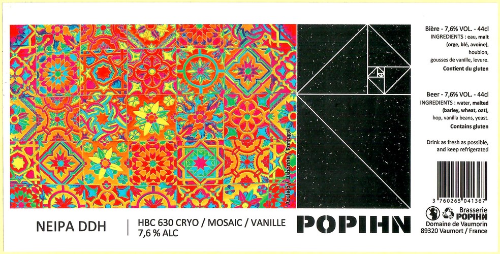 Etiquette BRASSERIE POHPIN 67