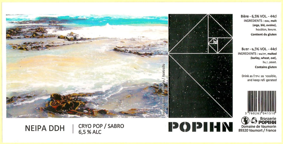 Etiquette BRASSERIE POHPIN 72