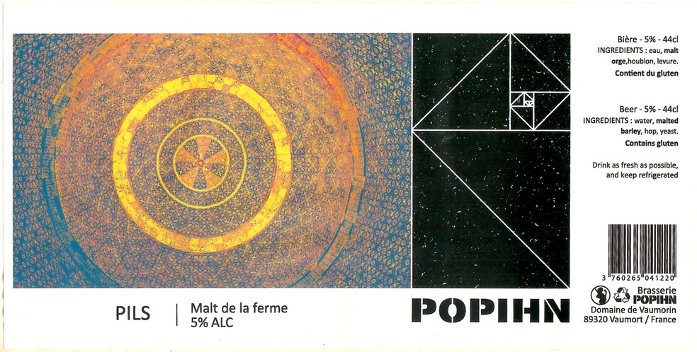 Etiquette BRASSERIE POHPIN 78