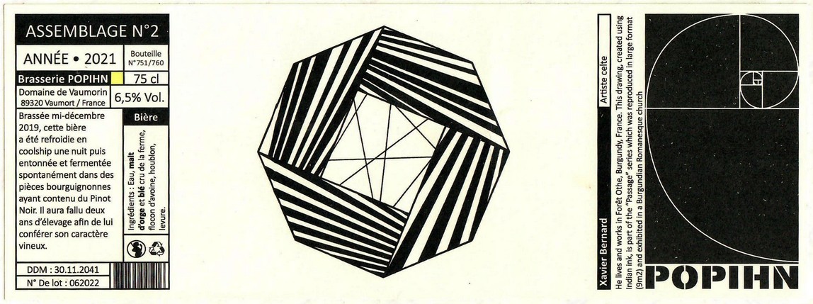 Etiquette BRASSERIE POHPIN 79