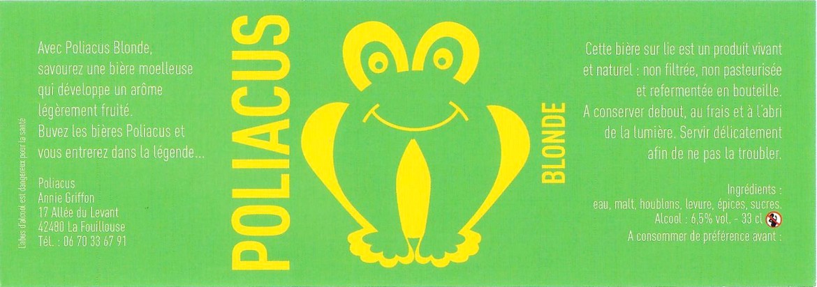 Etiquette BRASSERIE POLIACUS 11