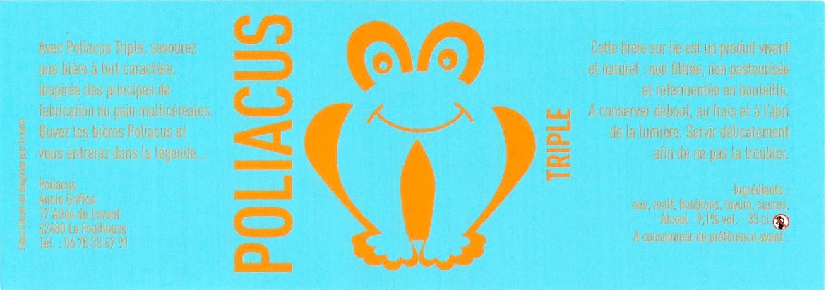 Etiquette BRASSERIE POLIACUS 12