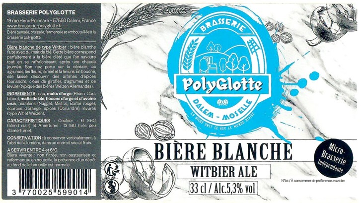 Etiquette BRASSERIE POLYGLOTTE 02