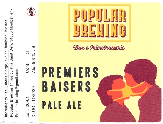 etiquette BRASSERIE POPULAR BREWING 01