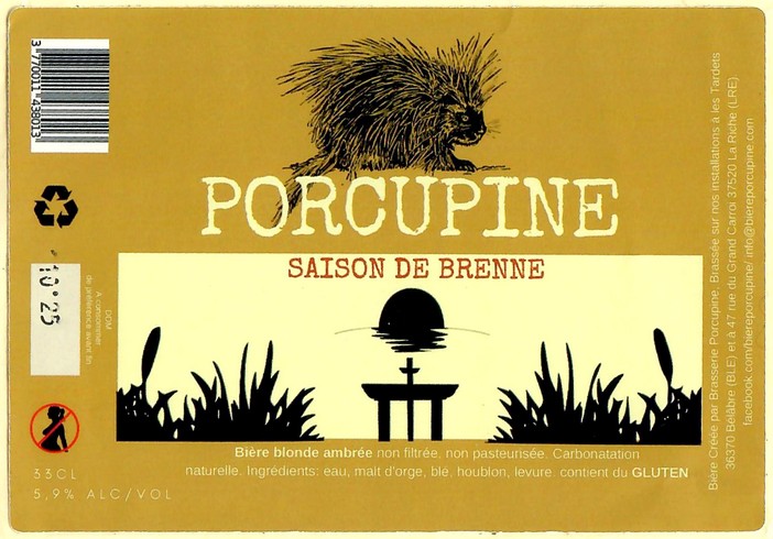 Etiquette BRASSERIE PORCUPINE 04