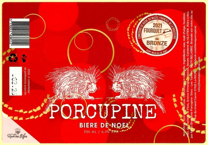 Etiquette BRASSERIE PORCUPINE 07