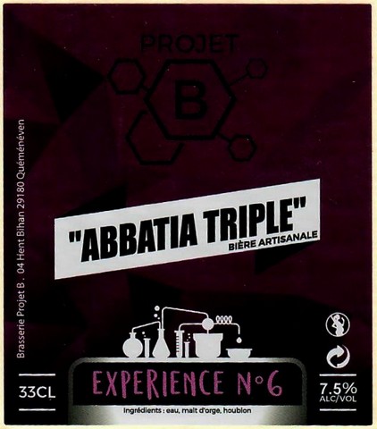 etiquette BRASSERIE PROJET B 02