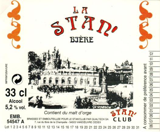 etiquette BRASSERIE QUALTECH 110