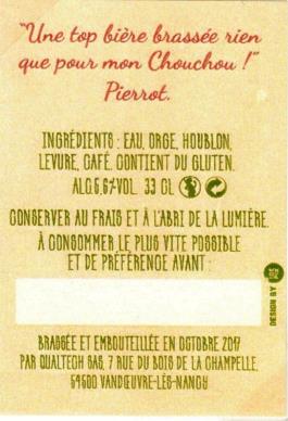 etiquette BRASSERIE QUALTECH 135 V