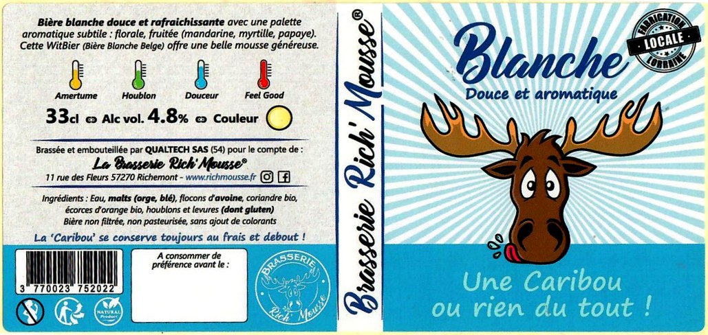 Etiquette BRASSERIE QUALTECH 197