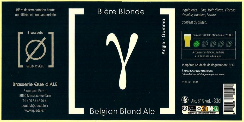 Etiquette BRASSERIE QUE D'ALE 04
