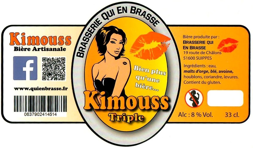 Etiquette BRASSERIE QUI EN BRASSE 22