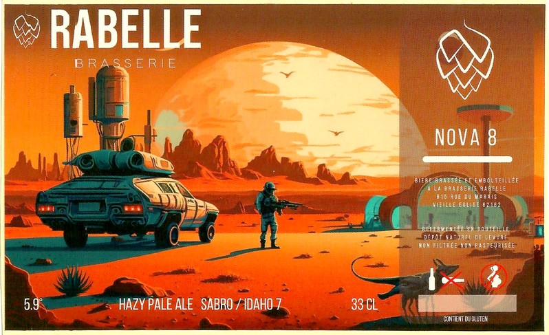 Etiquette BRASSERIE RABELLE 12