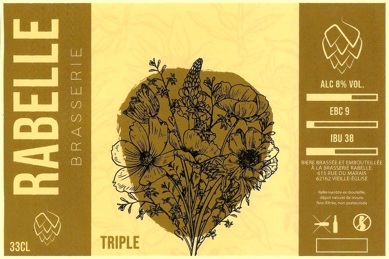 Etiquette BRASSERIE RABELLE 26