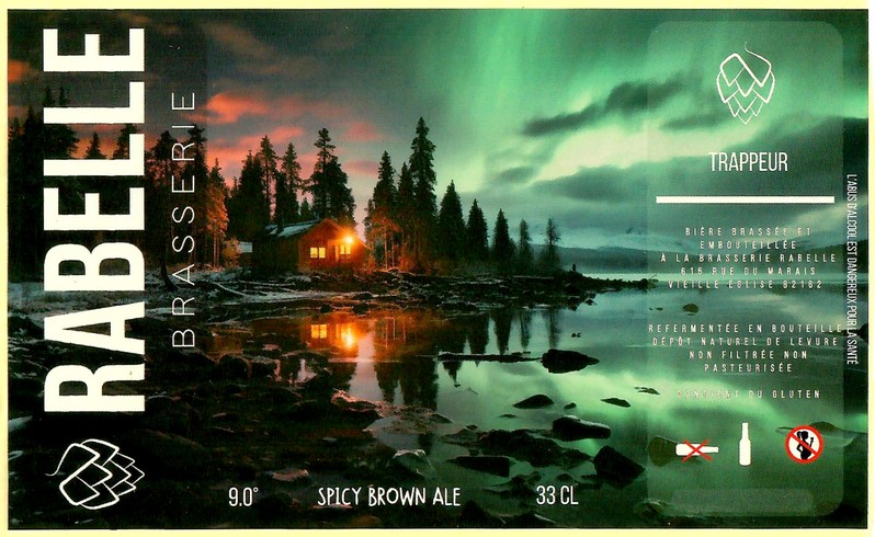 Etiquette BRASSERIE RABELLE 38