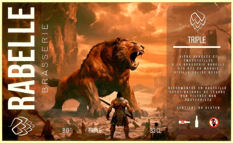 Etiquette BRASSERIE RABELLE 40