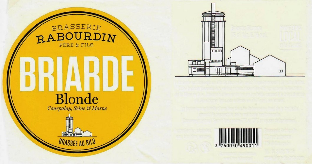 Etiquette BRASSERIE RABOURDIN 17