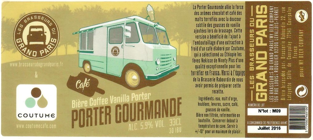 Etiquette BRASSERIE RABOURDIN 29