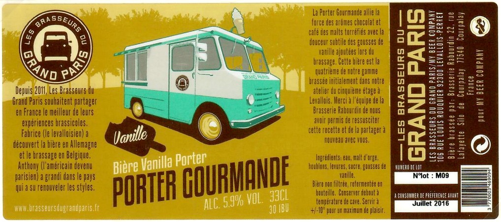 Etiquette BRASSERIE RABOURDIN 30