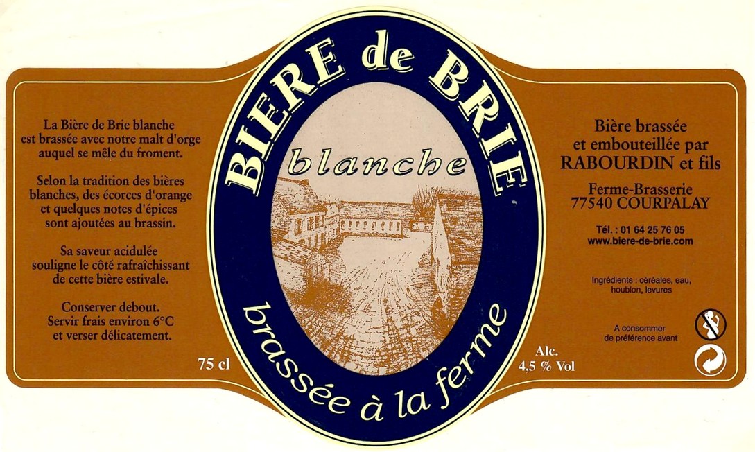 Etiquette BRASSERIE RABOURDIN 54