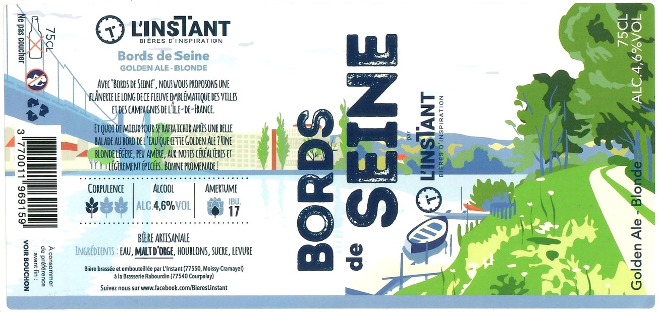 Etiquette BRASSERIE RABOURDIN 55