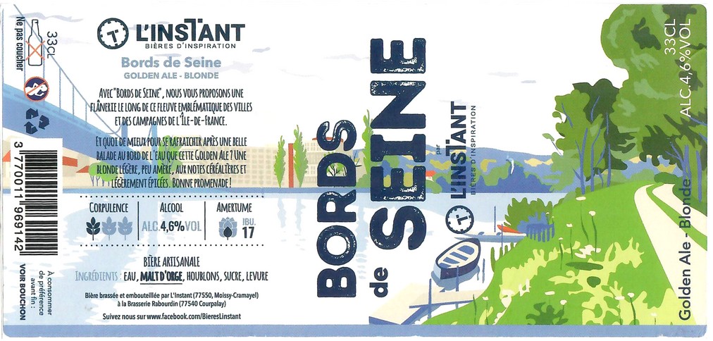 Etiquette BRASSERIE RABOURDIN 86