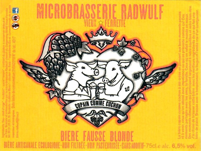 etiquette BRASSERIE RADWULF 06