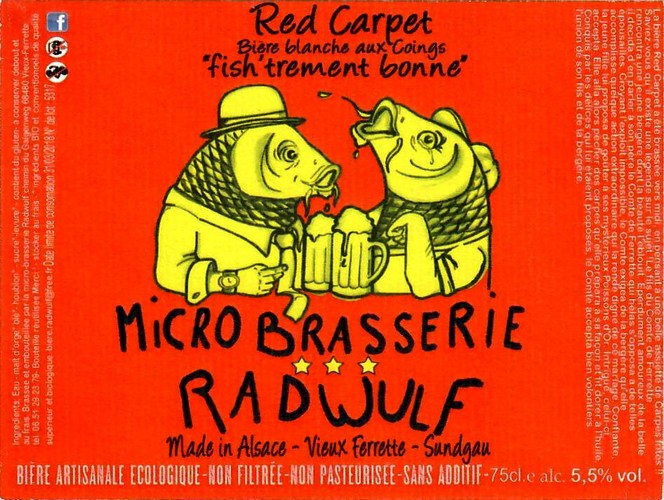 etiquette BRASSERIE RADWULF 11