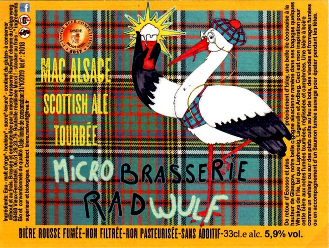 etiquette BRASSERIE RADWULF 15