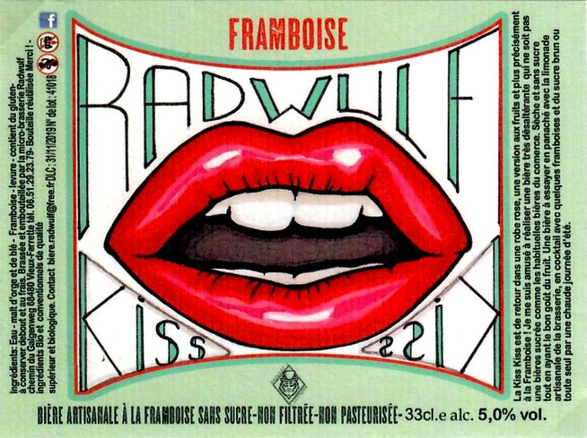 etiquette BRASSERIE RADWULF 19