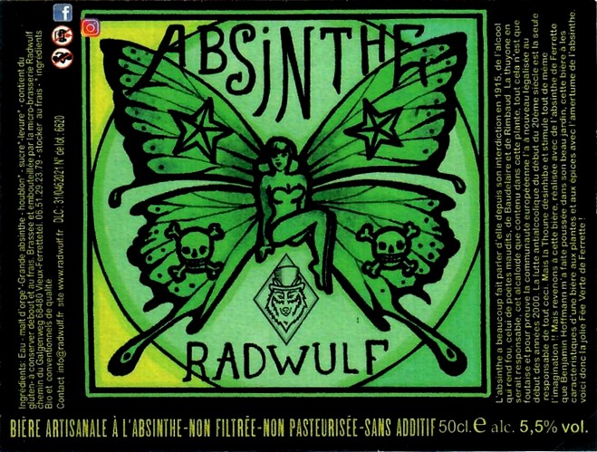 etiquette BRASSERIE RADWULF 29