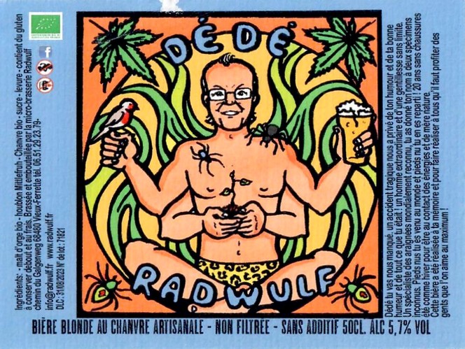 Etiquette BRASSERIE RADWULF 54