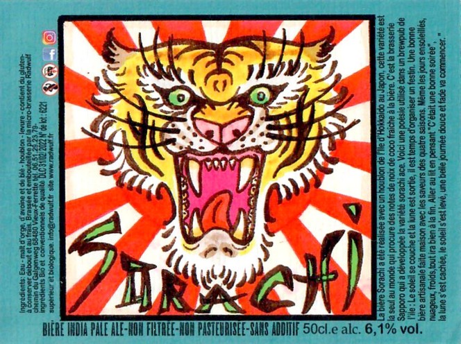 Etiquette BRASSERIE RADWULF 57