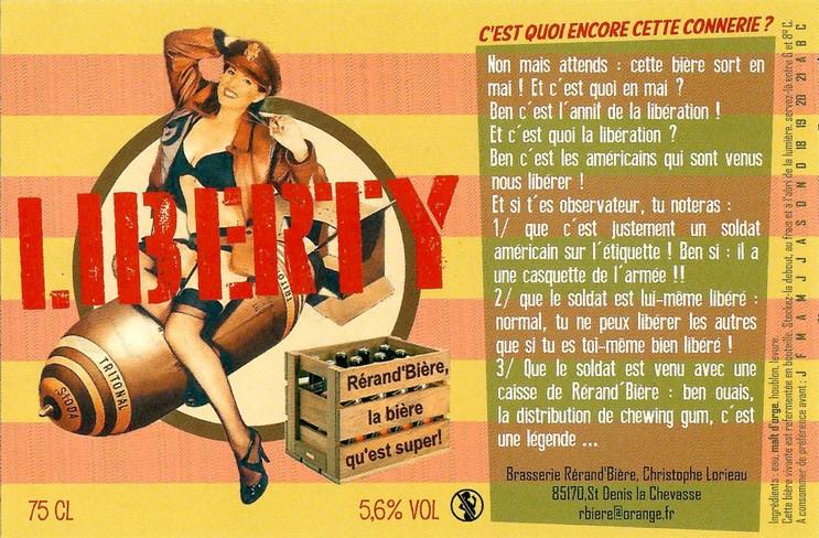 Etiquette BRASSERIE RERAND BIERE 01