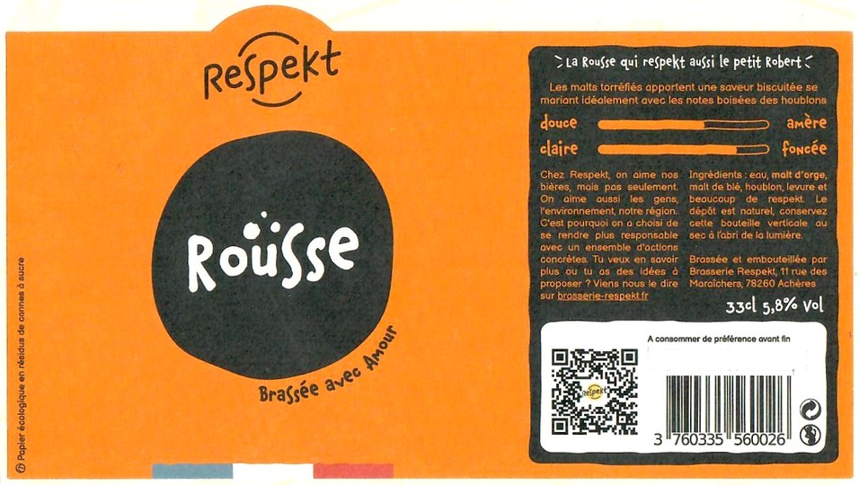 Etiquette BRASSERIE RESPEKT 02