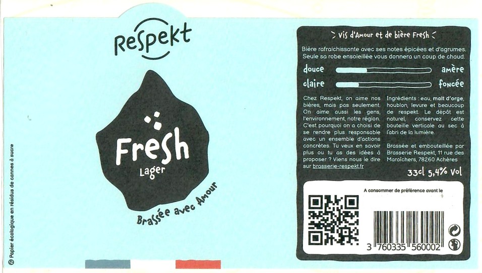 Etiquette BRASSERIE RESPEKT 04