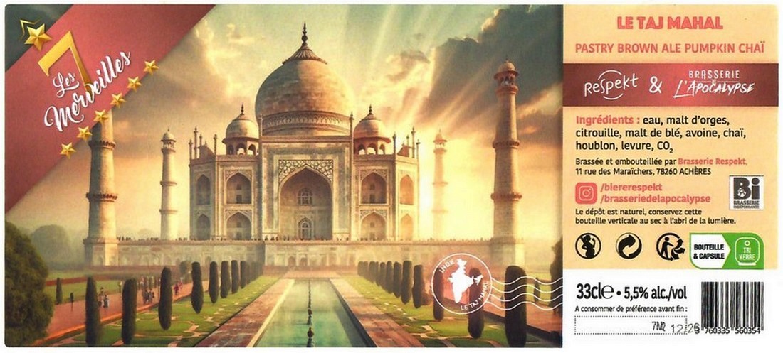 Etiquette BRASSERIE RESPEKT 13