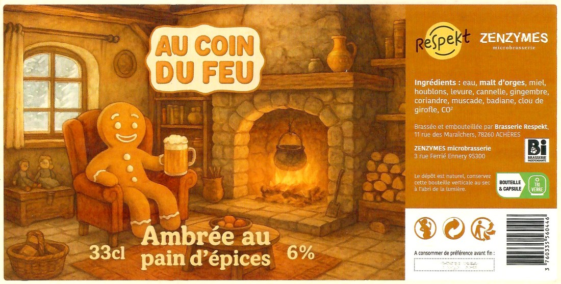 Etiquette BRASSERIE RESPEKT 26