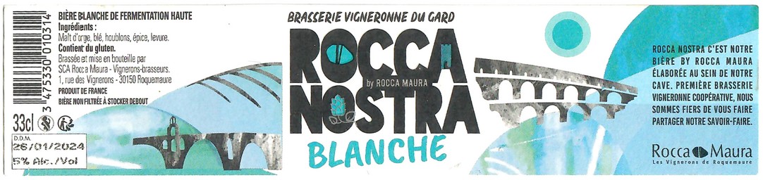 Etiquette BRASSERIE ROCCA MAURA 02